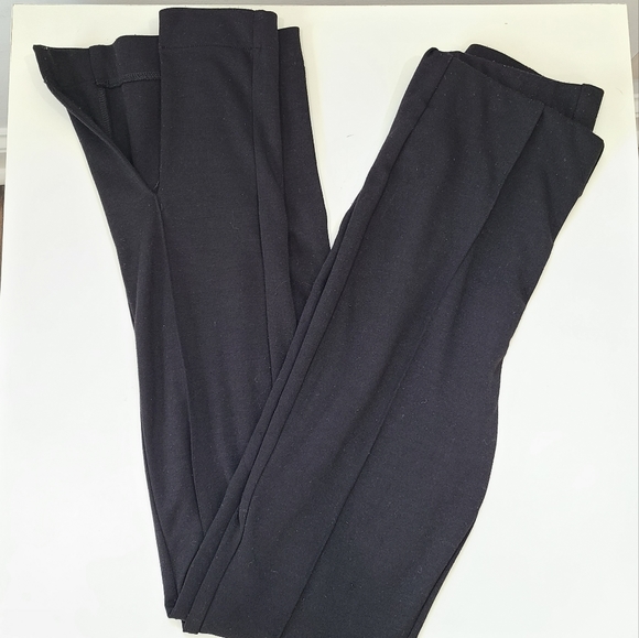 Creased Slit-Hem Pants - Picture 4 of 4